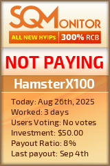 HamsterX100 Project Status Button