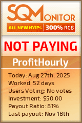 ProfitHourly Project Status Button