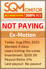 Ex-Motion Project Status Button