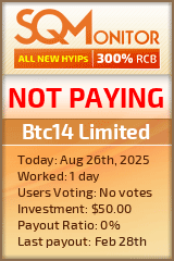 Btc14 Limited Project Status Button