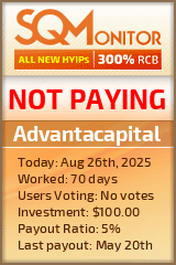 Advantacapital Project Status Button