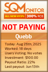 Quebb Project Status Button