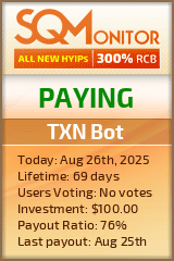 TXN Bot Project Status Button