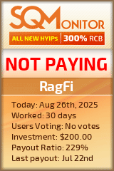 RagFi Project Status Button