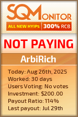 ArbiRich Project Status Button