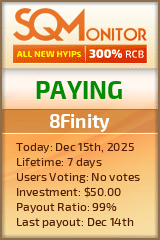 8Finity Project Status Button