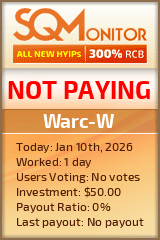 Кнопка Статуса для Инвест-Проекта Warc-W