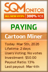 Cartoon Miner Project Status Button