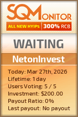 NetonInvest Project Status Button