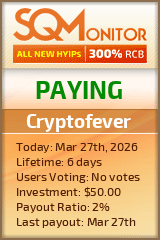 Cryptofever Project Status Button