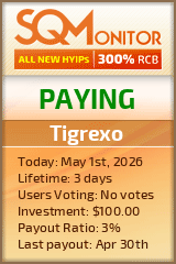 Tigrexo Project Status Button