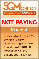 Kryvest Project Status Button