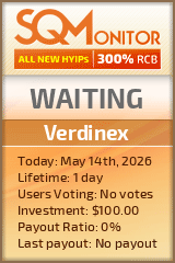 Verdinex Project Status Button