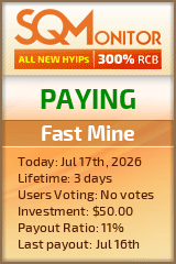 Fast Mine Project Status Button