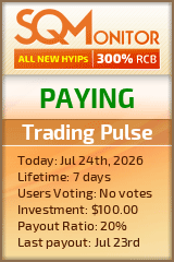 Trading Pulse Project Status Button