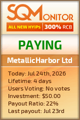 MetallicHarbor Ltd Project Status Button
