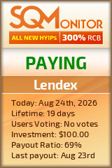Lendex Project Status Button