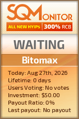 Bitomax Project Status Button