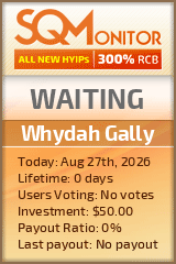 Whydah Gally Project Status Button