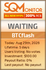 BTCflash Project Status Button