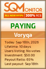 Voryqa Project Status Button