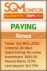 Aimex Project Status Button