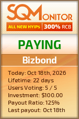 Bizbond Project Status Button