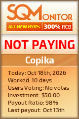 Copika Project Status Button