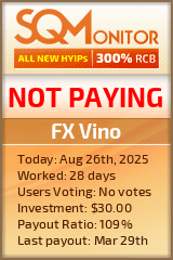 FX Vino Project Status Button