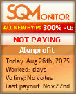 Alenprofit Project Status Button