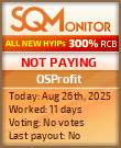 OSProfit Project Status Button