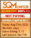 Golden Capital Group Project Status Button