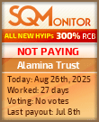 Alamina Trust Project Status Button