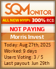 Morris Invest Project Status Button