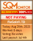 FixGold LTD Project Status Button