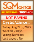 Crystal Alliance Inv Project Status Button