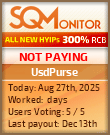 UsdPurse Project Status Button