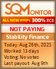 Stability Finance Project Status Button