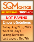 Emporio Solutions Project Status Button