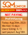 Profit4Saving Project Status Button