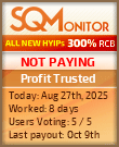 Profit Trusted Project Status Button
