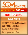 East Fund Project Status Button