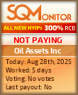 Oil Assets Inc Project Status Button