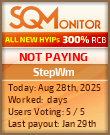 StepWm Project Status Button