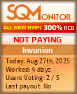 Invunion Project Status Button