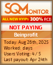 Beinprofit Project Status Button