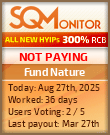 Fund Nature Project Status Button