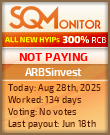 ARBSinvest Project Status Button