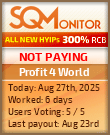 Profit 4 World Project Status Button