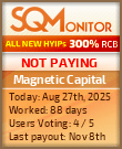 Magnetic Capital Project Status Button